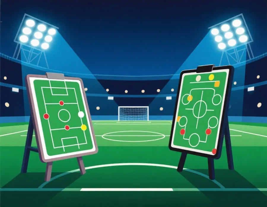 世界盃賽事分析與戰術觀察示意圖